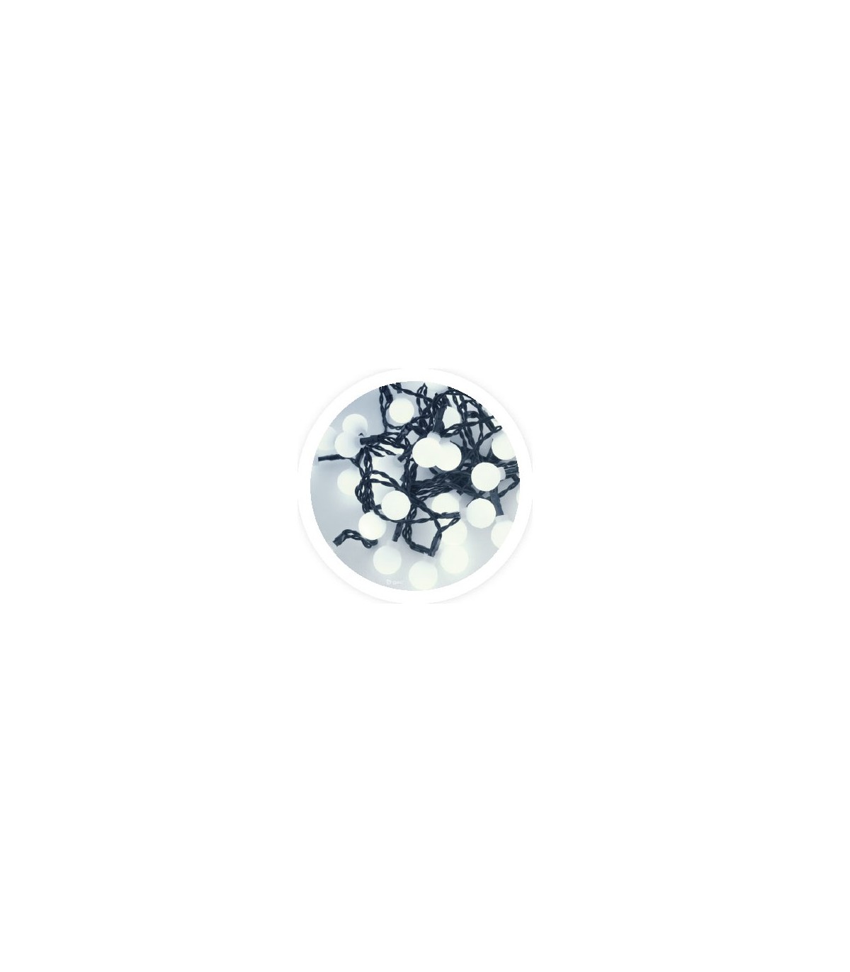 Guirnalda Led Bombillas 3.6W 4m 8 Funciones 230V IP44