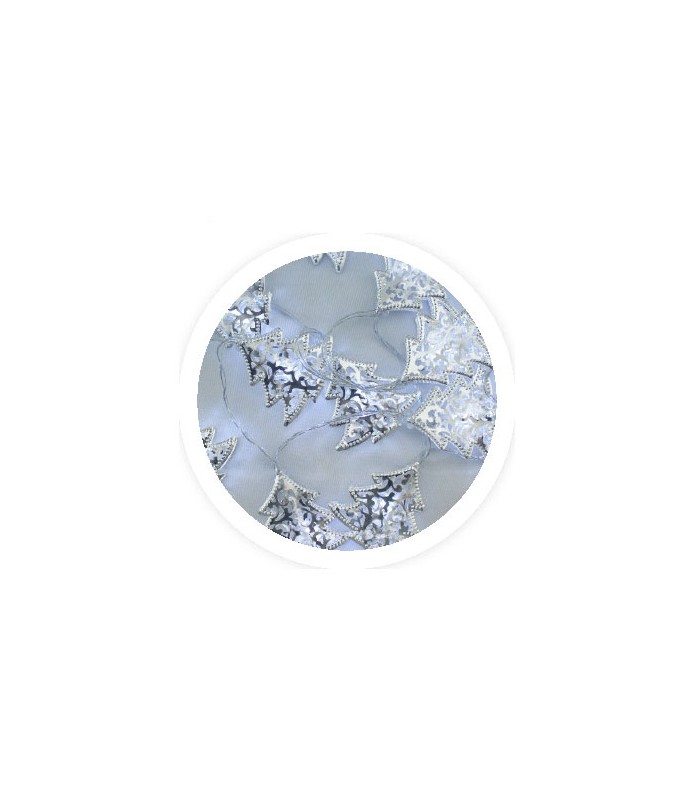 Árboles Led Plateados 1.5m 8 2xAA IP20