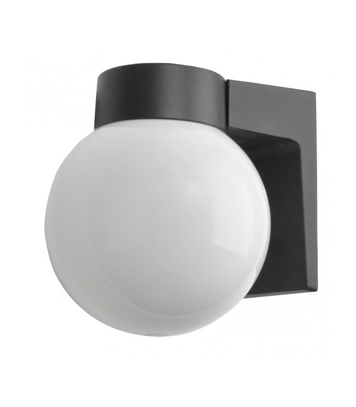 Aplique Exterior Aluminio Procyon 1xE27 Negro IP44