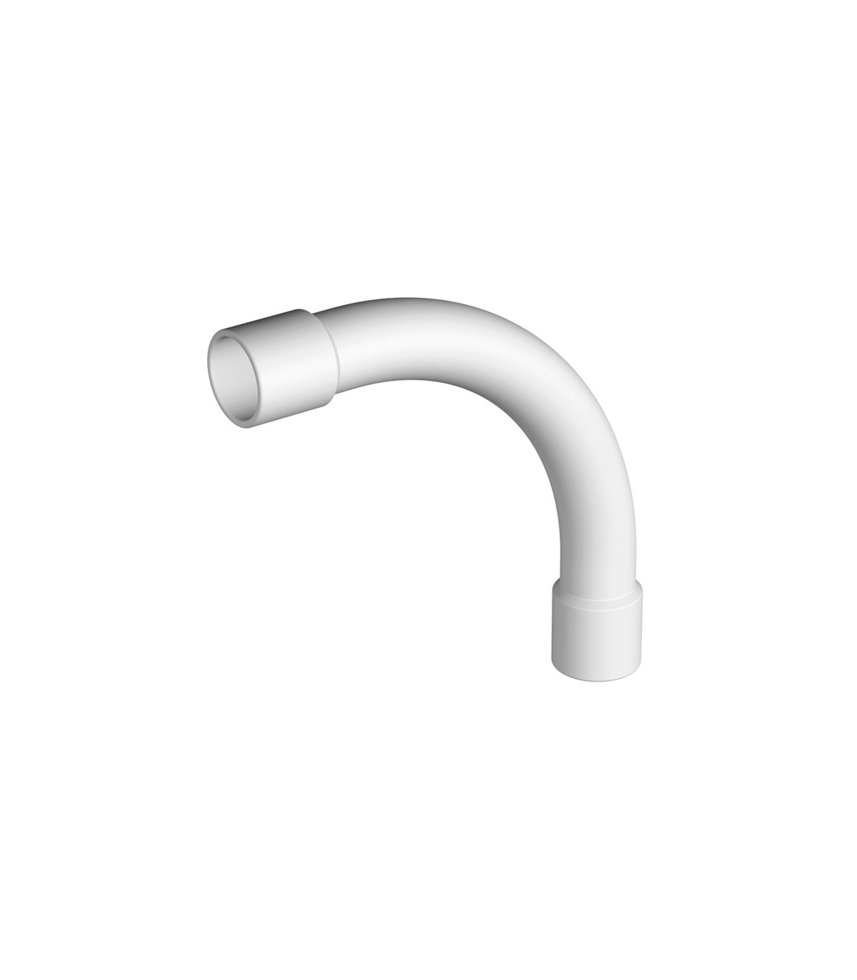 Manguito Curvado PVC 90º M-20