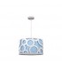Colgante Orlando Azul/Blanco 1xE27