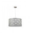 Colgante Orlando Plata/Blanco 1xE27