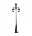 Farola Exterior Noeli 3xE27 Negra