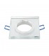 Aro Empotrable Fijo Cuadrado Cristal 1cm