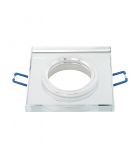 Aro Empotrable Fijo Cuadrado Cristal 1cm