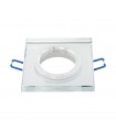 Aro Empotrable Fijo Cuadrado Cristal 1cm