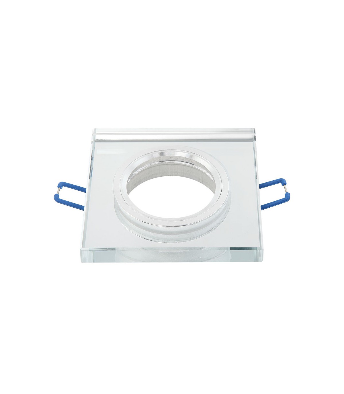 Aro Empotrable Fijo Cuadrado Cristal 1cm