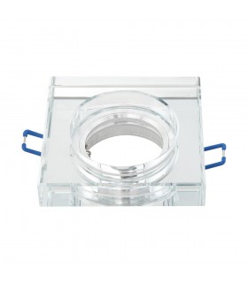 Aro Empotrable Fijo Cuadrado Cristal 2cm