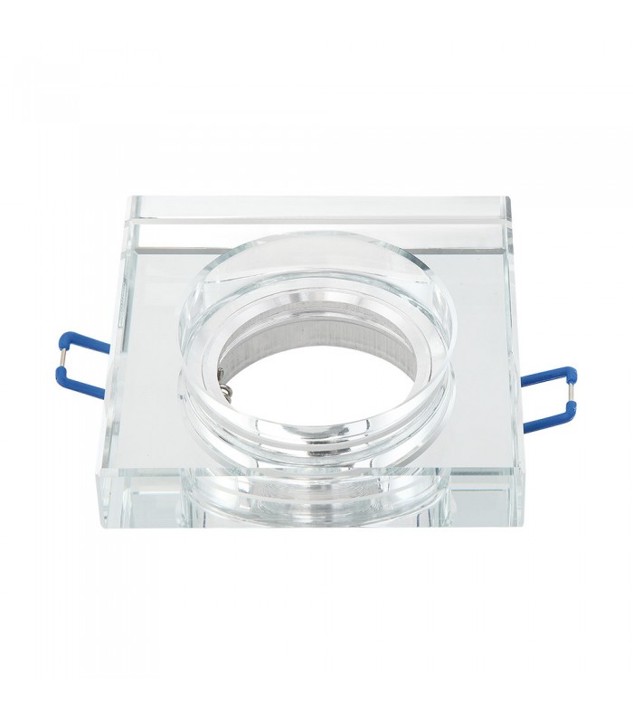 Aro Empotrable Fijo Cuadrado Cristal 2cm