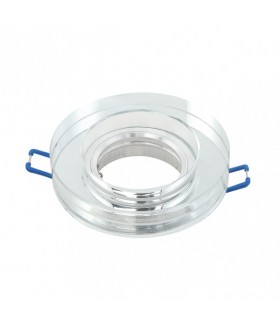 Aro Empotrable Fijo Redondo Cristal 2cm
