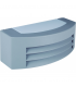 Aplique Exterior Misissipi 1xE27 IP44 gris