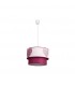 Colgante Corazones Rosa 1xE27