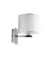 Aplique Quebec 1xE14 Blanca Reptil