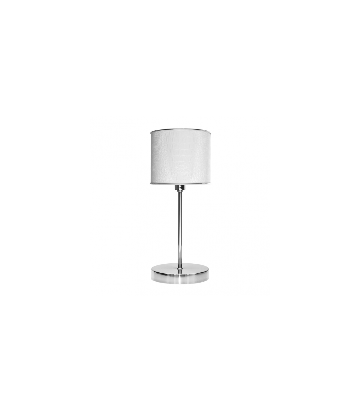 Sobremesa Quebec 1xE14 Blanca Reptil