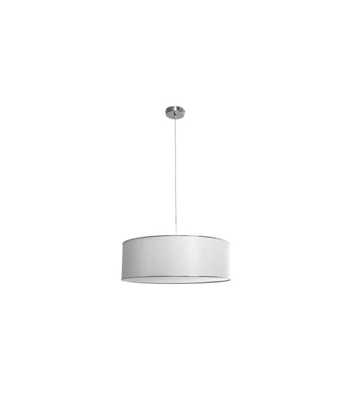 Colgante grande Quebec 5xE27 Blanca Reptil