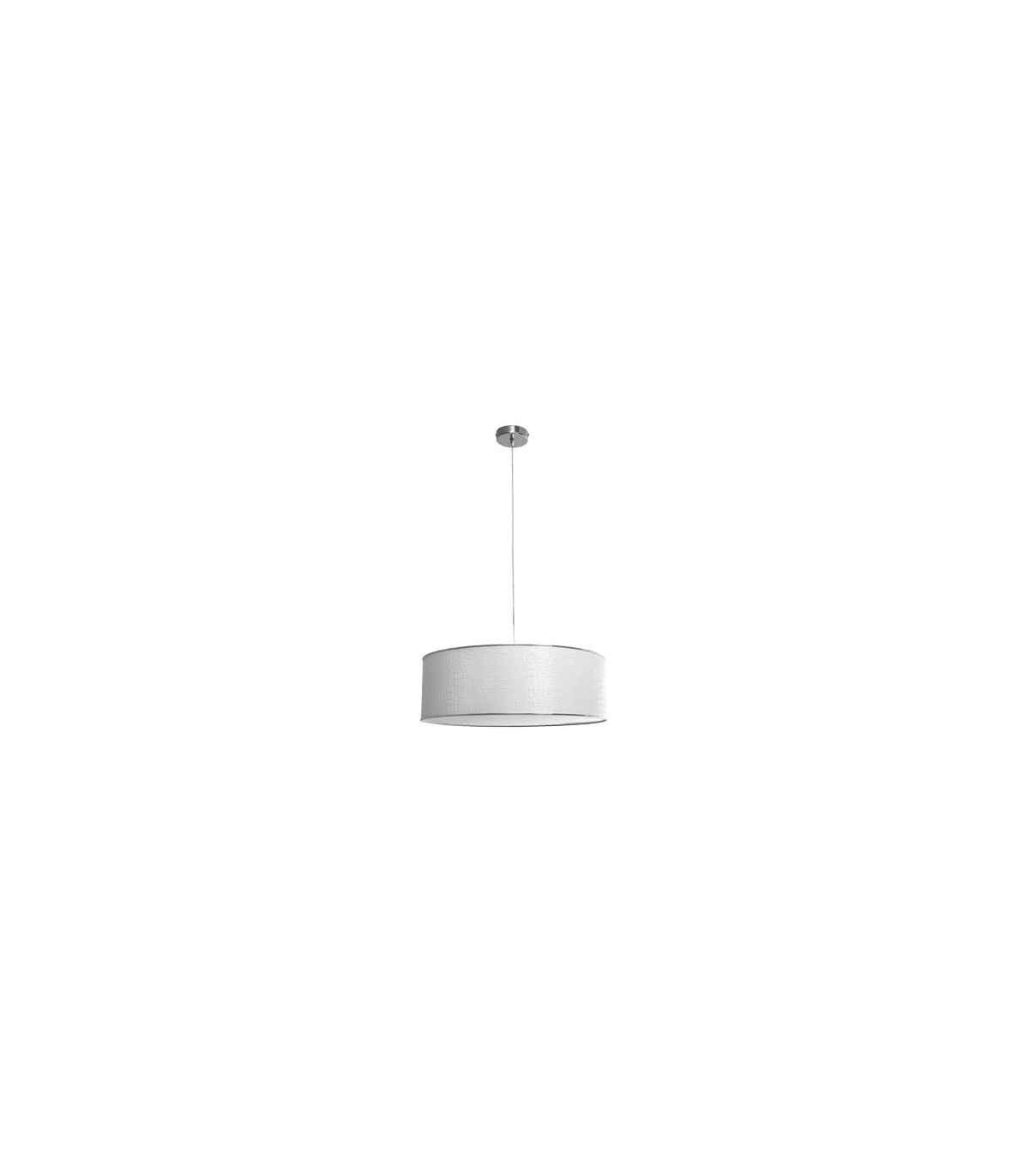 Colgante grande Quebec 5xE27 Blanca Reptil