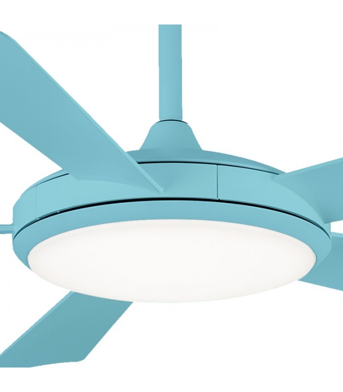 Ventilador DC Bernat APP 18W 1600LM 5 Aspas Azul 5Veloc.