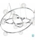 Lámpara Orbital Cromo 14xG9