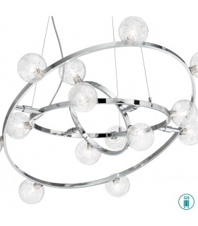 Lámpara Orbital Cromo 14xG9