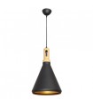 Colgante Germano 1xE27 Negro/Oro 25D