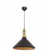 Colgante Germano 1xE27 Negro/Oro 36D