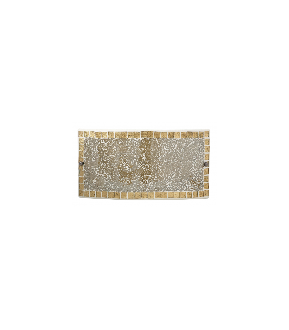 Aplique Rectangular Carbono Ámbar 1xE27