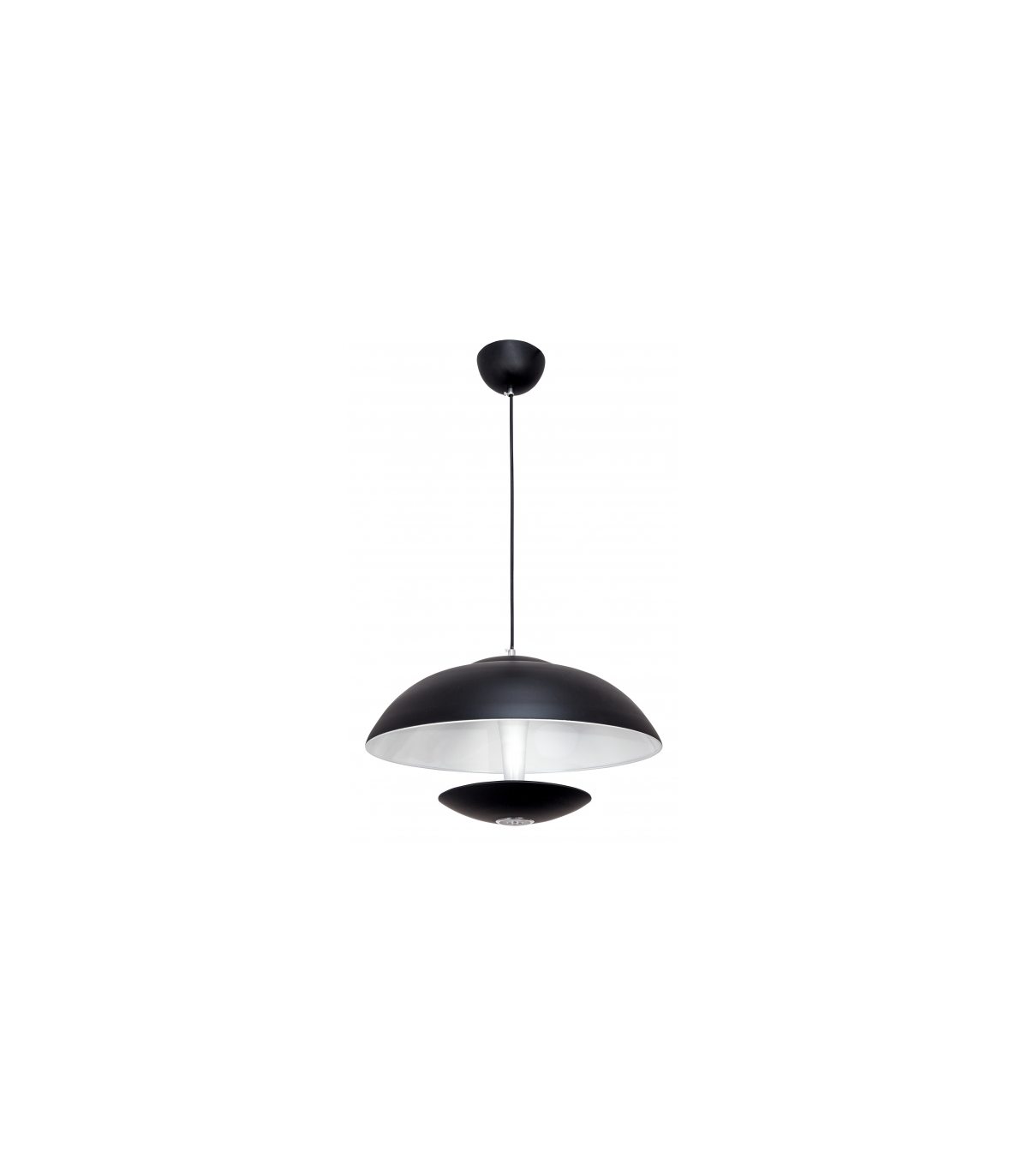 Lámpara Colgante Gallilei 51W Negro