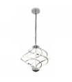Lámpara Colgante Elite 111W Cristal Cromo
