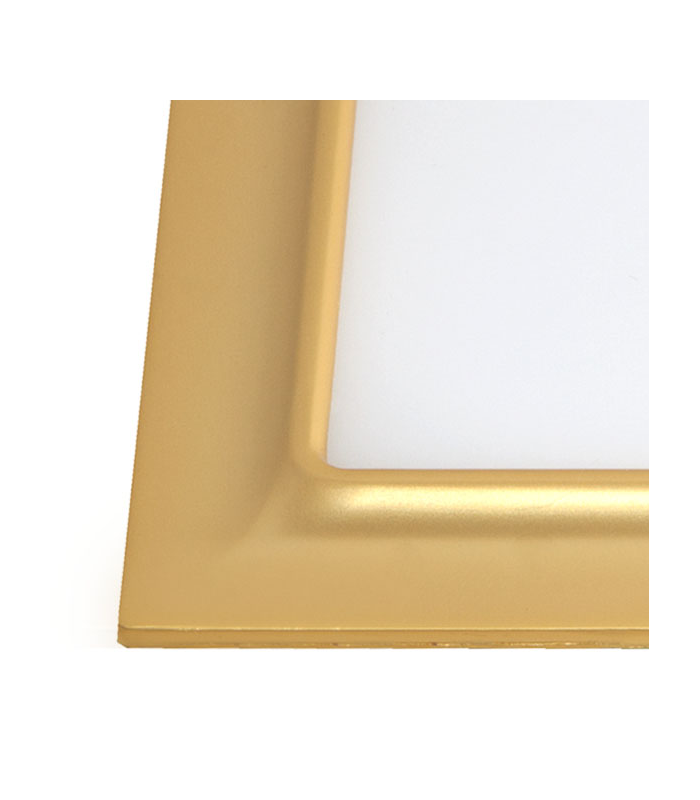 Downlight Ventura Cuadrado 16W 1280LM Oro