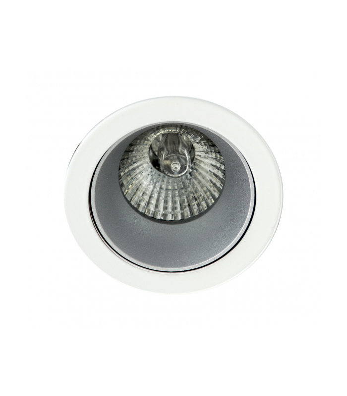 Empotrable Alfabeto Perla Plata/Blanco 8D Orientable
