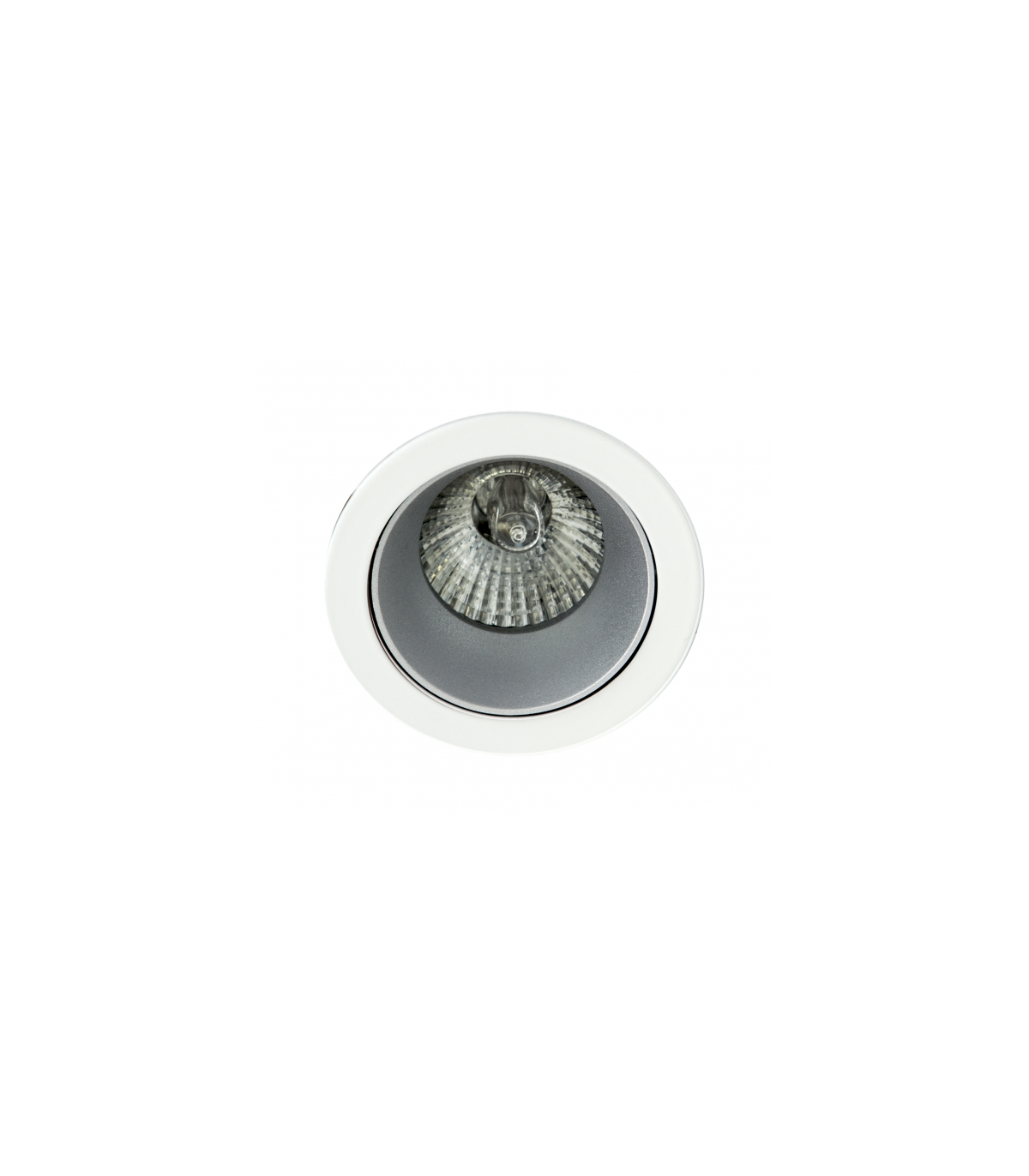Empotrable Alfabeto Perla Plata/Blanco 8D Orientable