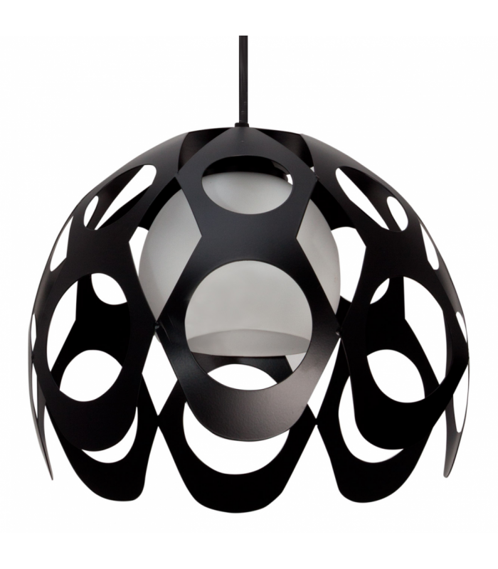 Colgante Crepusculo 1xE27 Negro