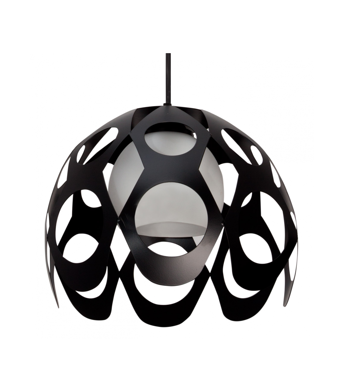 Colgante Crepusculo 1xE27 Negro