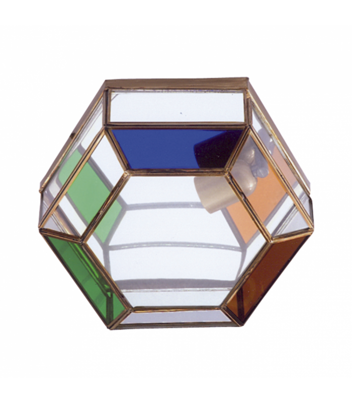 Plafón Granadino 1xE27 Varios Colores