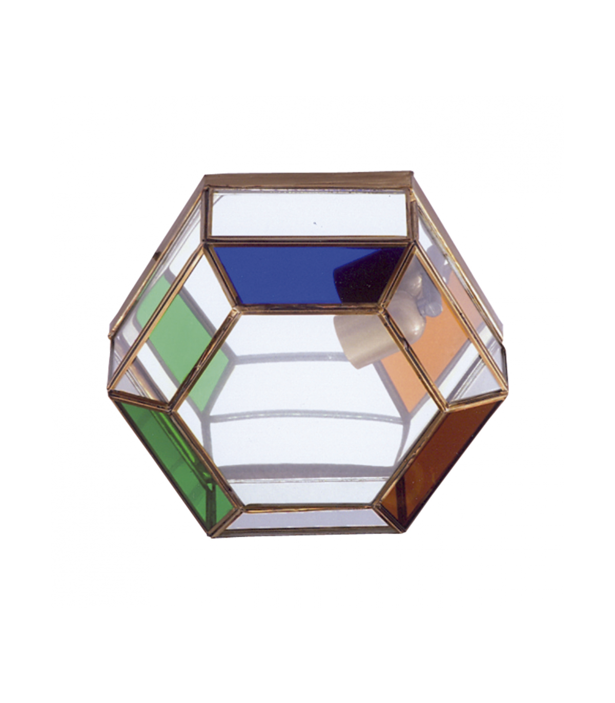 Plafón Granadino 1xE27 Varios Colores