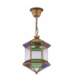 Farol Granadino Hexagonal 1xE27 Varios Colores