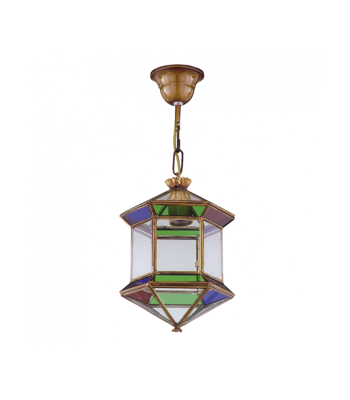 Farol Granadino Hexagonal 1xE27 Varios Colores