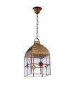 Farol Granadino 4 Caras grande 1xE27 Varios Colores