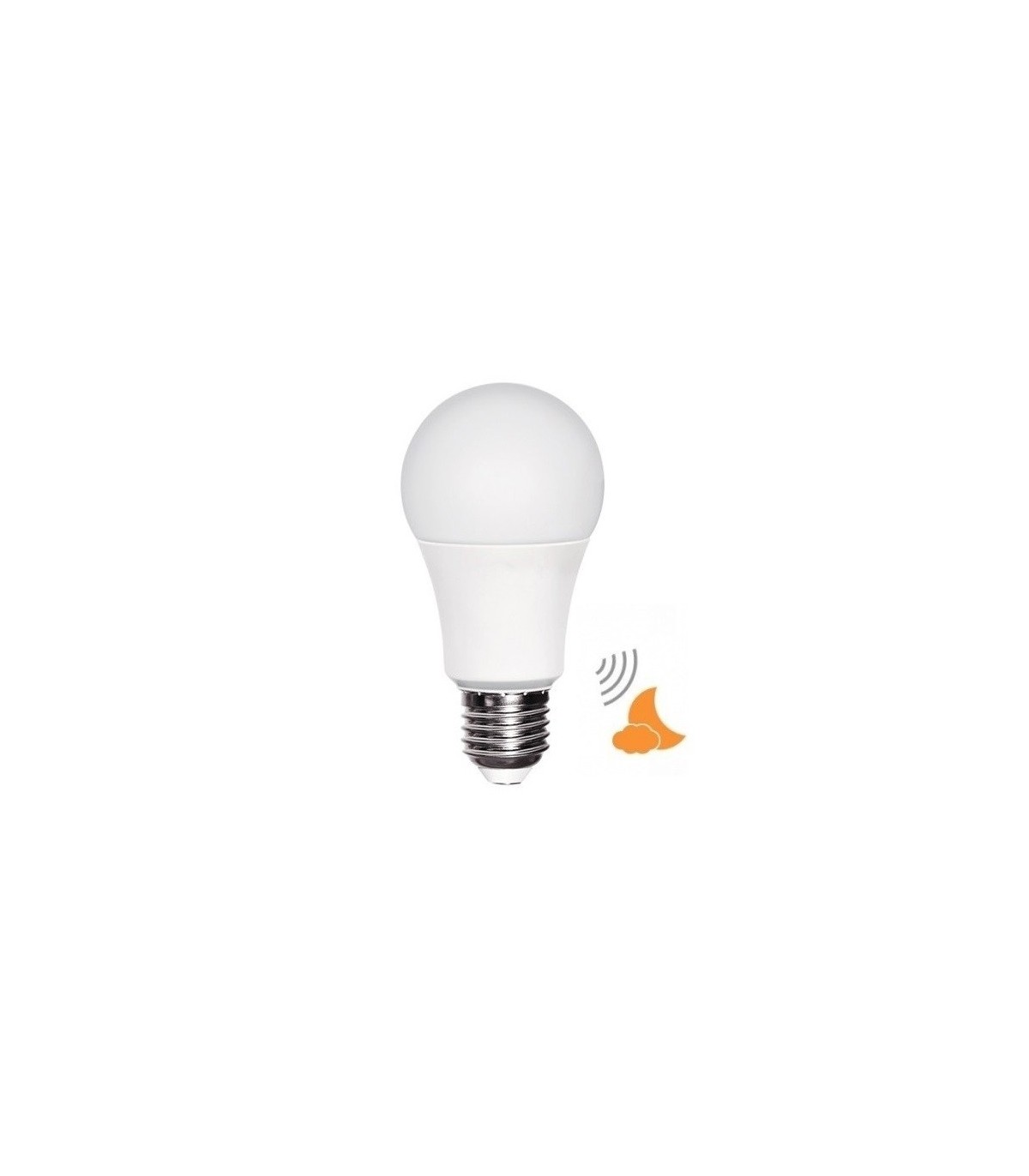 Bombilla LED 10W 806Lm E27 IP20 con Sensor Crepuscular