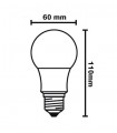 Bombilla LED 10W 806Lm E27 IP20 con Sensor Crepuscular