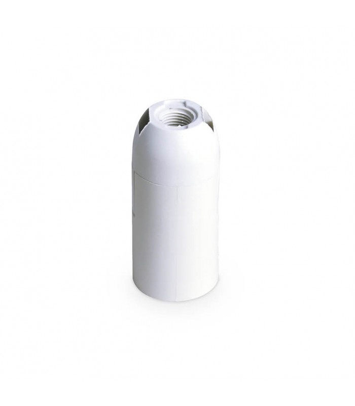 Portalámpara E14 Termoplástico Liso Blanco