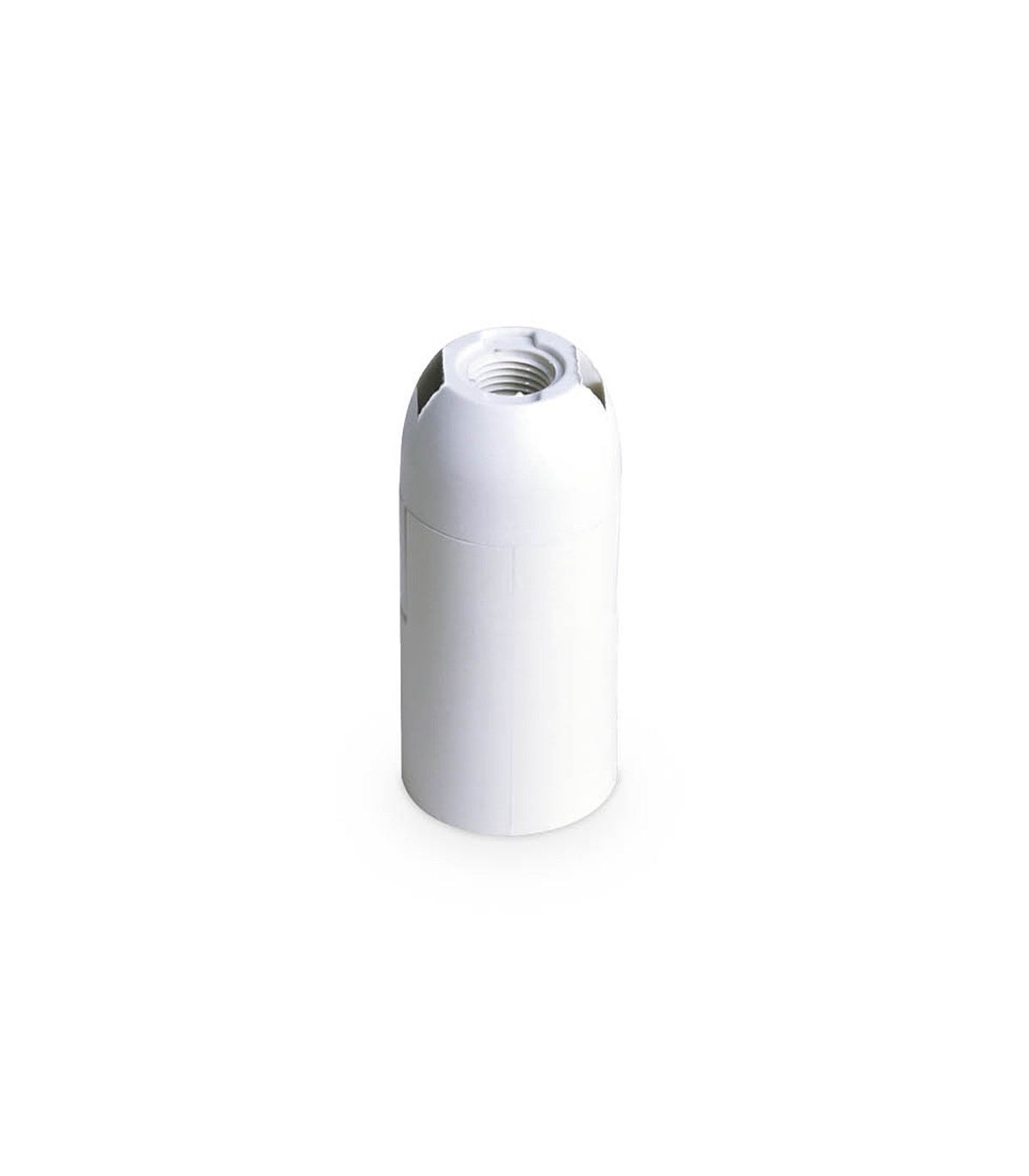 Portalámpara E14 Termoplástico Liso Blanco