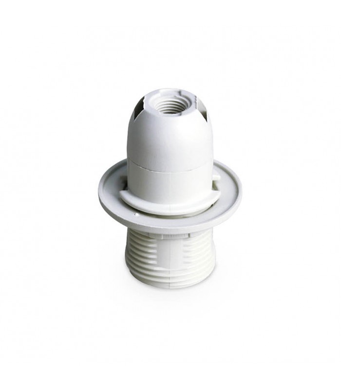 Portalámpara Semiroscado E14 Termoplástico Blanco