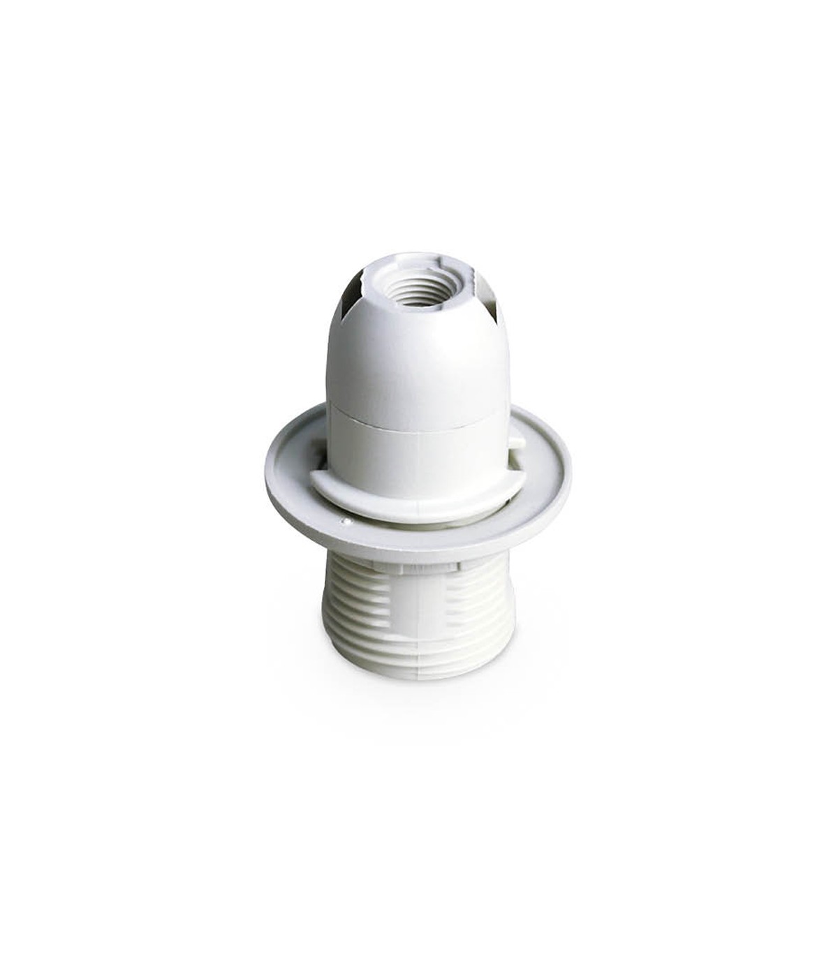 Portalámpara Semiroscado E14 Termoplástico Blanco