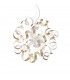 Lámpara Colgante Vortex SP6 6xE14 Blanco/Oro