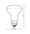 Reflectora LED R80 12W 1.080Lm 120º E27 IP20