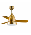 Ventilador de Techo Iseran AC 2xE27 3 Aspas Oro Francés