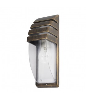 Aplique Exterior Elnath 1xE27 Oro Negro