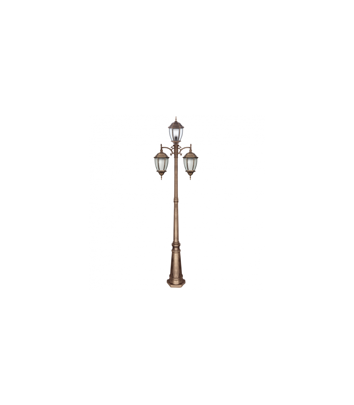 Farola Exterior Tomillo 3xE27 Bronce/Oro