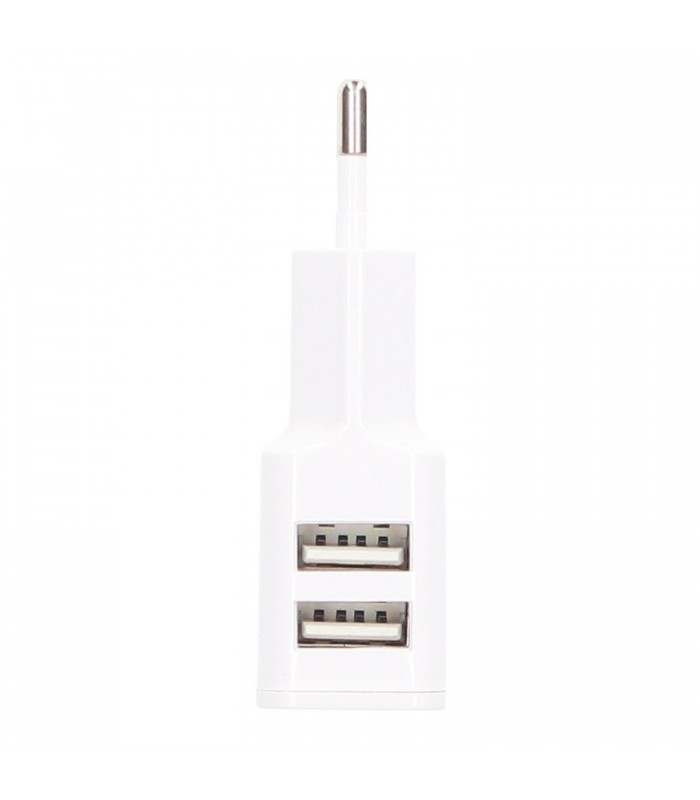 Cargador 230V A 2 USB Tipo A 5V/2A 10W